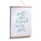 Poster - Salty Hair and sand in my shoes 