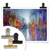 Poster Schmucker - Stadt am Fluss 