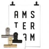 Poster - Typographie Amsterdam 