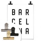 Poster - Typographie Barcelona 