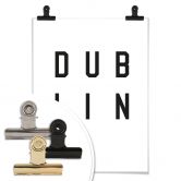 Poster - Typographie Dublin 