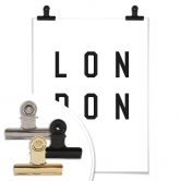 Poster - Typographie London 