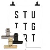 Poster - Typographie Stuttgart 