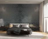 Vliestapete in ornamentaler Optik schwarz Ornamental 