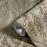 Vliestapete mit feinen Ästen beige Floral 