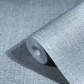Vliestapete mit starkem Textil-Look grau Struktur 