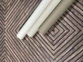 Vliestapete Holz, Geometrisch Holzoptik Geometrisch, Landhaus matt in Braun 