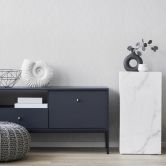 Patroonbehang Architects Paper Overschilderbaar Vliesbehang Pigment Klassiek Wit, overschilderbaar 