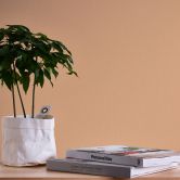 Architects Paper Vliestapete Floral Impression Unitapete einfarbig orange 