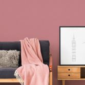 Architects Paper Vliestapete Floral Impression Unitapete einfarbig rosa 