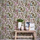 Architects Paper Vliestapete Floral Impression Blumentapete floral bunt, grün, blau, rosa, creme 