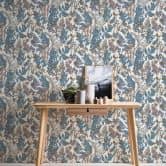 Architects Paper Vliestapete Floral Impression Blumentapete floral blau, creme, beige, gelb, grau 