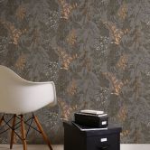 Architects Paper Vliestapete Floral Impression Blumentapete floral grau, beige, gelb, creme 