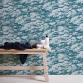 Architects Paper Vliestapete Jungle Chic Wolkentapete blau, weiß 