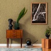 Architects Paper Vliestapete Jungle Chic Tapete in Holzoptik gelb 