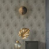 Architects Paper Papier Peint Design Absolutely Chic Graphique Marron Gris Bleu  