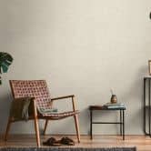 Strukturtapete Textil-Optik Beige Grau - Dezente Vliestapete modern 