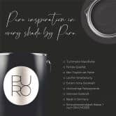 Peinture murale premium noir - PURO c1000 noir profond 