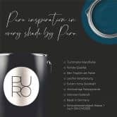 Peinture murale premium bleu - PURO c3008 bleu océan 