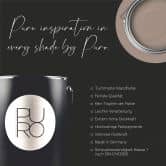 Peinture murale premium marron - PURO c7001 taupe calme 