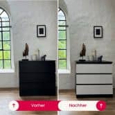 Selvklæbende tapet- og møbelfolie - metallook - vintage - grå, sølv - rulle 840x53 cm  