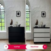 Selbstklebende Tapete & Möbelfolie - Kaffe und Pizza - weiß, beige - Rolle 840x53 cm  