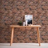 brick wallpaper brown - industrial wallpaper brick wall - fleece wallpaper stone optic 