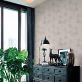 Non-woven wallpaper geometric shapes gray white wallpaper wallpaper geometric 