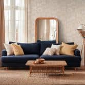 Ikke-vævet tapet palmer beige creme hvid metallisk tapet tapet blade natur 