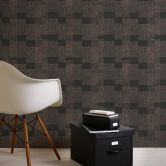 Livingwalls Ethnotapete Desert Lodge Vliestapete bronze, schwarz 