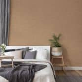 Livingwalls Tapete in Textil Optik Desert Lodge Vliestapete braun 
