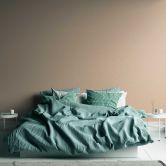 Unitapete mit Strukturmuster Beige - Tapete mit Gewebe-Optik  