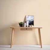 papier peint uni mat en beige et crème papier peint intissé structuré de style scandinave Hygge 