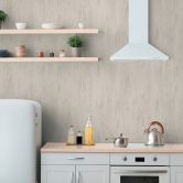 Botanik-Tapete Grasmotiv Beige Grau – Helle Vliestapete mit Naturdesign 