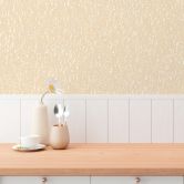 Strukturtapete in Putz-Optik Beige Gelb Creme – Vliestapete matt strukturiert 
