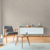 Strukturtapete in Putz-Optik Creme Grün Silber – Vliestapete mit Matt-Effekt 