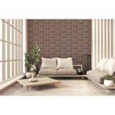 Tapete mit Kois braun, orange, rot, Vliestapete Metropolitan Stories Mio Tokio von Livingwalls 