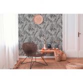 Livingwalls Metropolitan Stories 2 Nala - Cape Town Papier peint floral jungle, Gris, Blanc,  