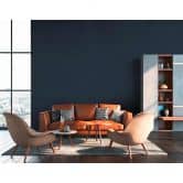 Livingwalls Vliestapete Metropolitan Stories Unitapete einfarbig Ava New York blau 