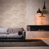 Livingwalls abstrakte Tapete My Home My Spa Vliestapete Feminine Powdery Home graubeige, silber 