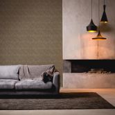 Livingwalls geometrische Tapete My Home My Spa Vliestapete Study Libary Home weiß, gold 