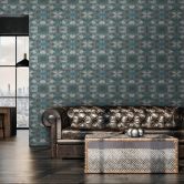 Livingwalls 3D Tapete My Home My Spa Vliestapete Urban City Home blau, grau 