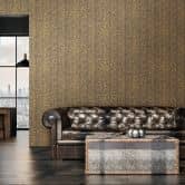 Livingwalls Ethnotapete My Home My Spa Vliestapete Natural Cosy Home senfgelb, graubeige 