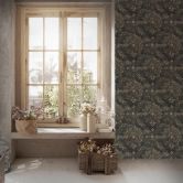 Livingwalls Barocktapete My Home My Spa Vliestapete Romantic Home Vintage umbragrau, perlbeige 