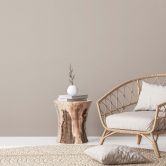 Einfarbige Tapete Beige Grau PVC-Frei - Vliestapete Uni von A.S. Création glänzend 386625 