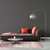 Grafik-Tapete Grau - Strukturtapete Wohnzimmer - Vliestapete Schlafzimmer Büro 