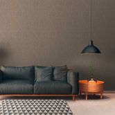 Papier peint nature floral gris marron - papier peint style campagne - papier peint intissé salon bureau 