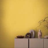 Livingwalls Vliestapete Metropolitan Stories Unitapete einfarbig gelb 