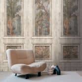 Fototapete Wandpaneel mit Waldbild Antik Beige Braun – Erweiterbares Design 