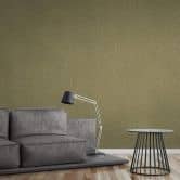 A.S. Création Papier peint Intissé Greenery uni vintage vert 